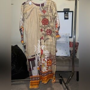 3 piece everyday desi dress suit large